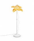 Lámpara de Pie Flor Dorada 50 cm Ajustable 140, 160 y 200 cm