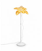 Lámpara de Pie Flor Dorada 50 cm Ajustable 140, 160 y 200 cm