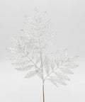 Espiga Hojitas Rotas Plateado Decorativa para Arreglos Florales y Navidad