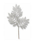 Espiga Hojitas Rotas Plateado Decorativa para Arreglos Florales y Navidad
