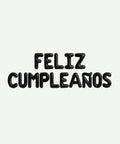 Letrero de Globos Feliz Cumpleaños Negro