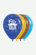 Globos Feliz Dia Fiesta Bigotes