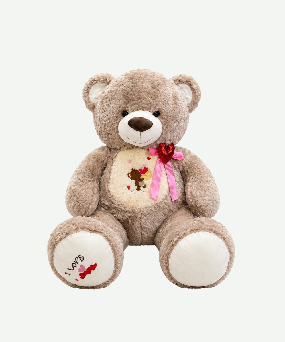 Peluche Oso Moño de Corazon