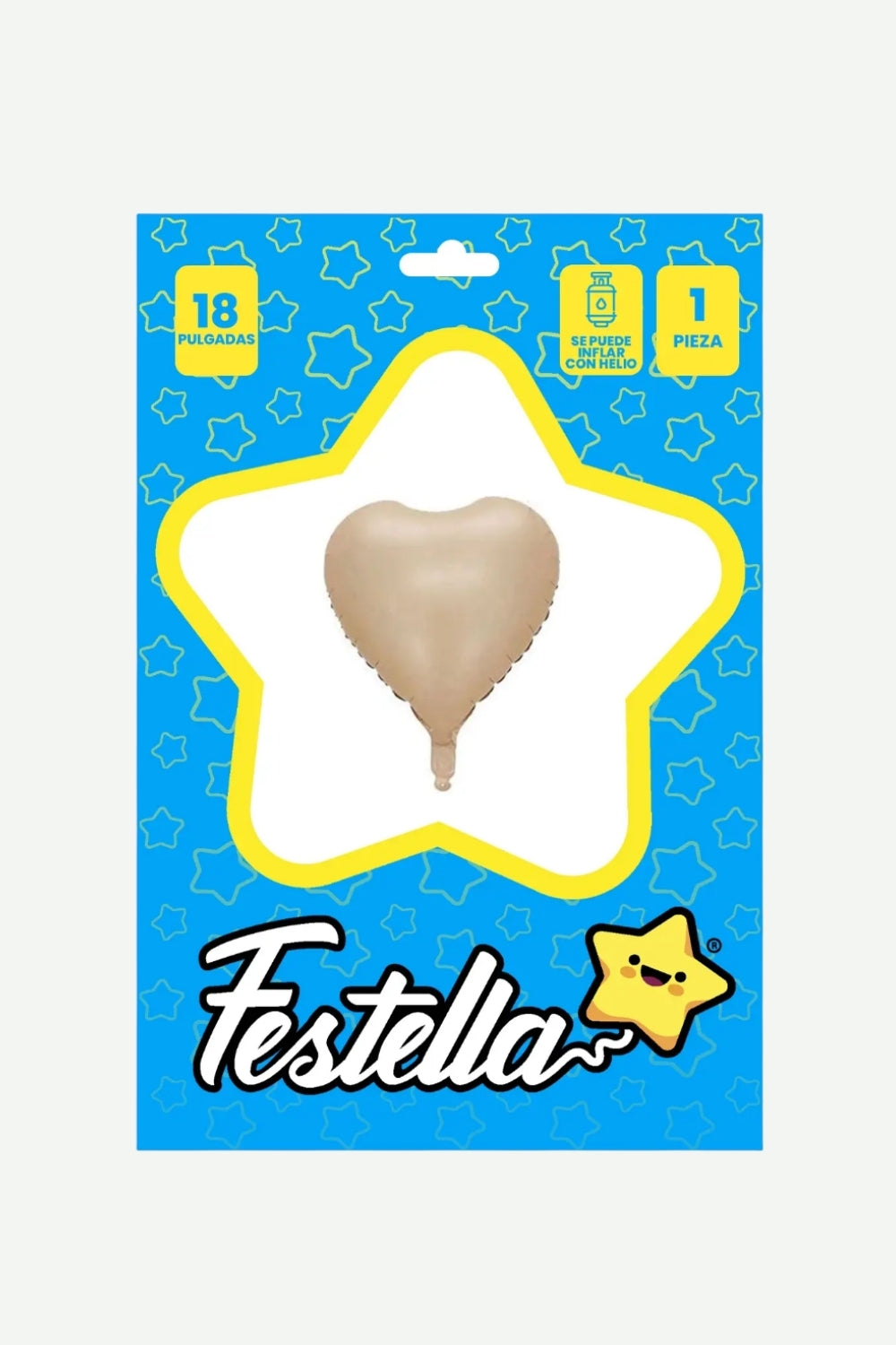 Globo Metalizado De Corazon de 18"