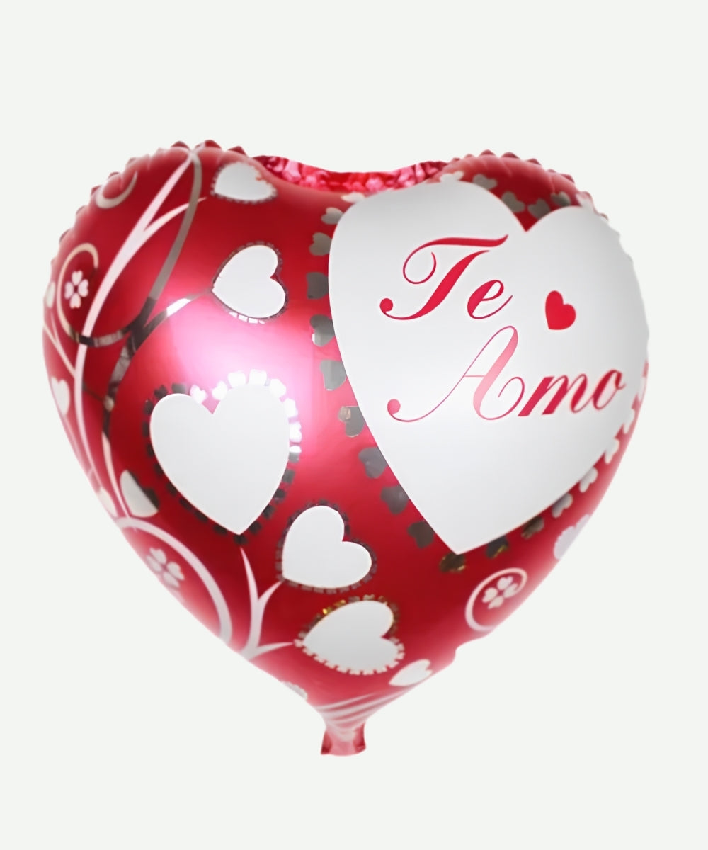 Globo Metalizado Corazon Estampado 18"