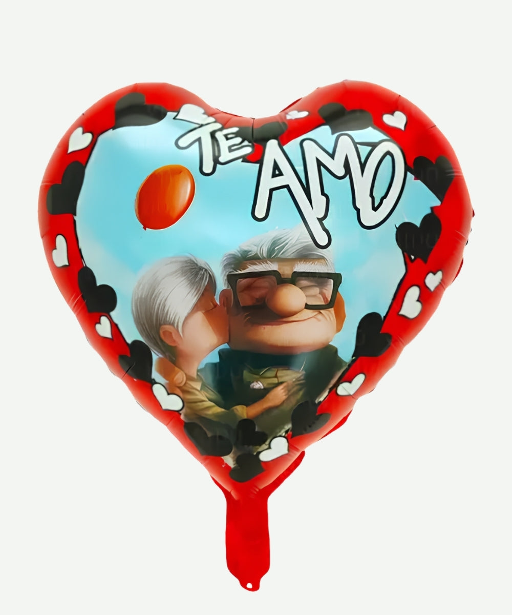 Globo Metalizado Corazon Estampado 18"