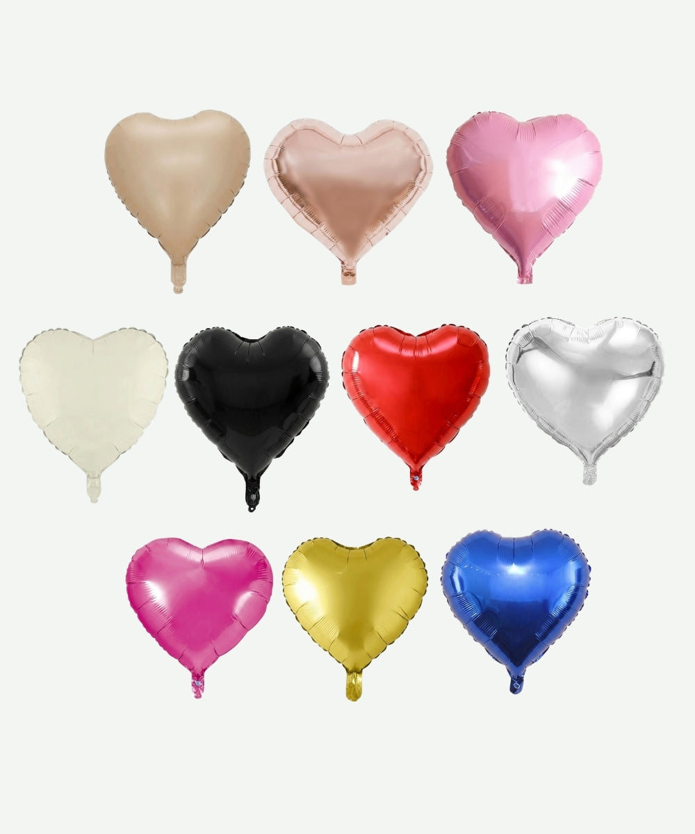 Globo Metalizado De Corazon de 18"