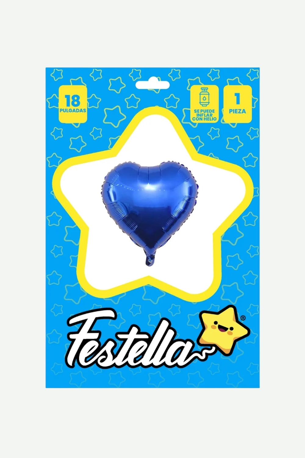 Globo Metalizado De Corazon de 18"