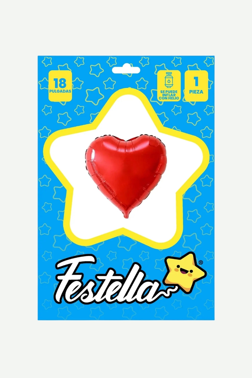 Globo Metalizado De Corazon de 18"