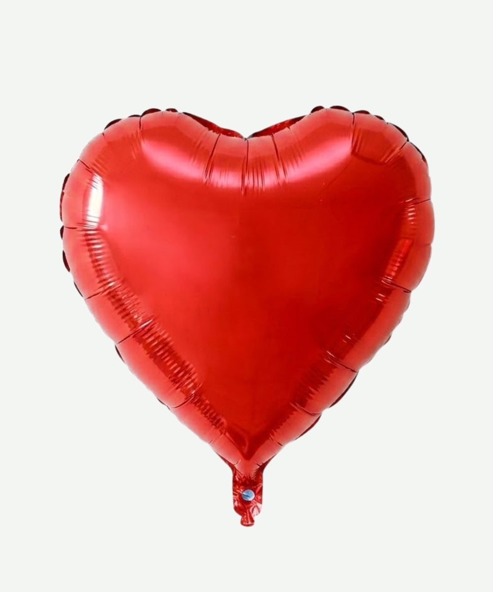 Globo Metalizado De Corazon de 18"