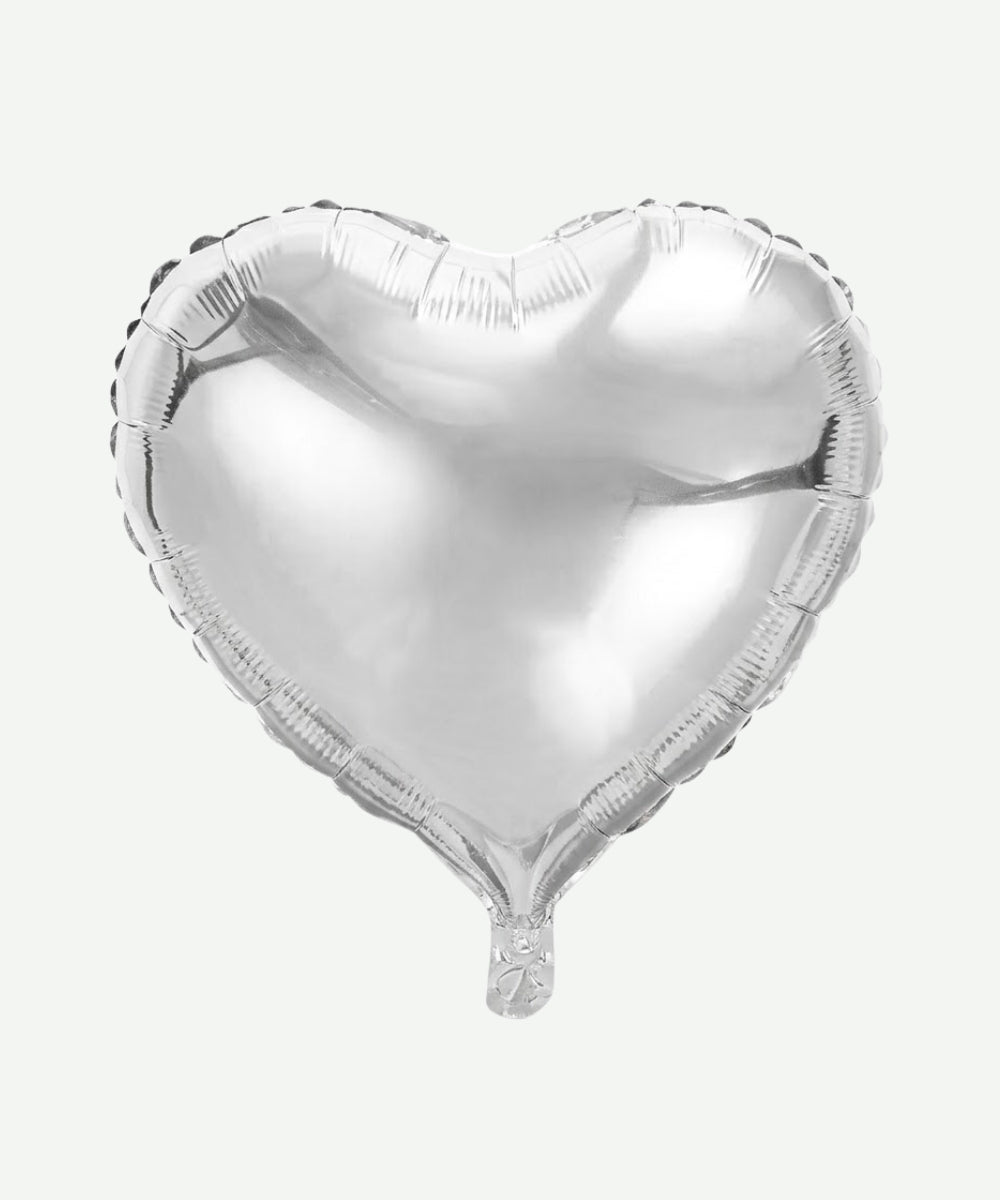 Globo Metalizado De Corazon de 18"
