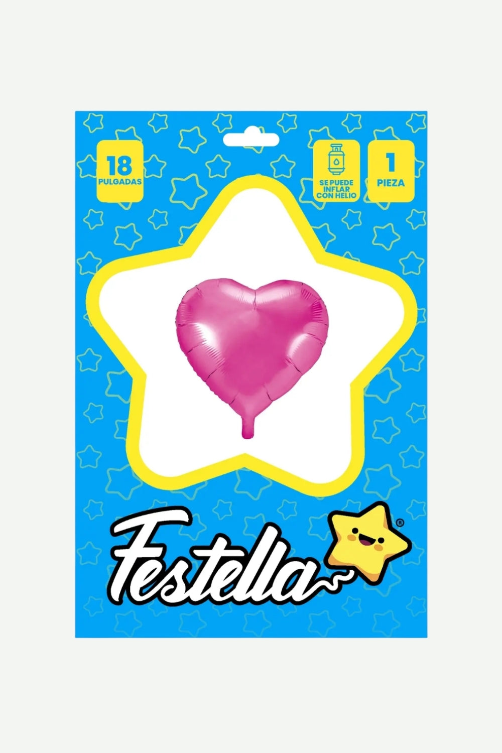 Globo Metalizado De Corazon de 18"