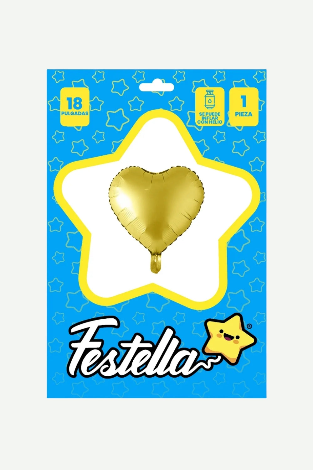 Globo Metalizado De Corazon de 18"