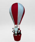 Globo Papá Noel Plegable Rojo y Blanco 150 cm Decoración Navideña Inflable Grande
