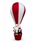 Globo Papá Noel Plegable Rojo y Blanco 150 cm Decoración Navideña Inflable Grande