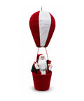 Globo Papá Noel Plegable Rojo y Blanco 80 cm Decoración Navideña Inflable
