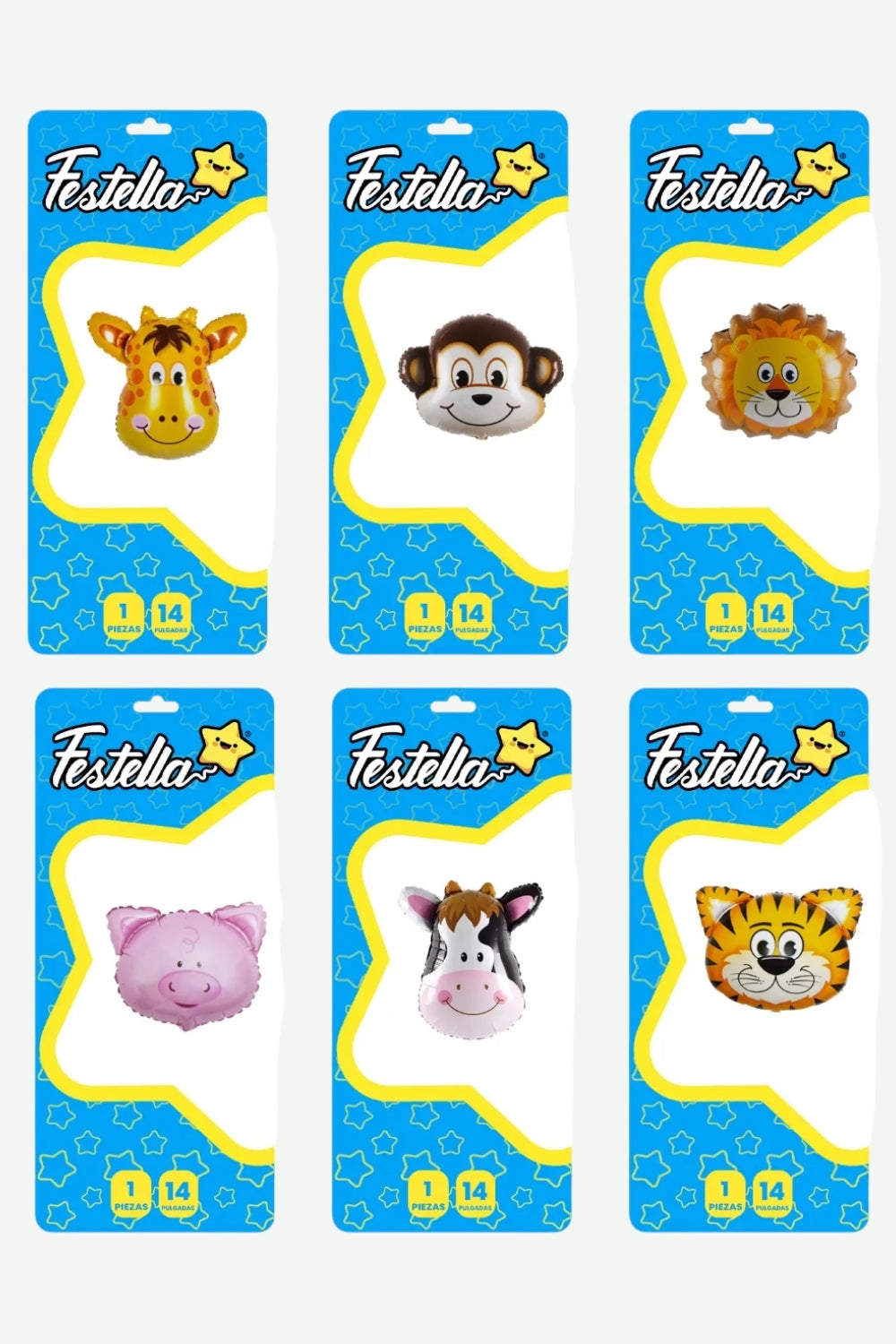 Globo Metalizado De Animales 14"