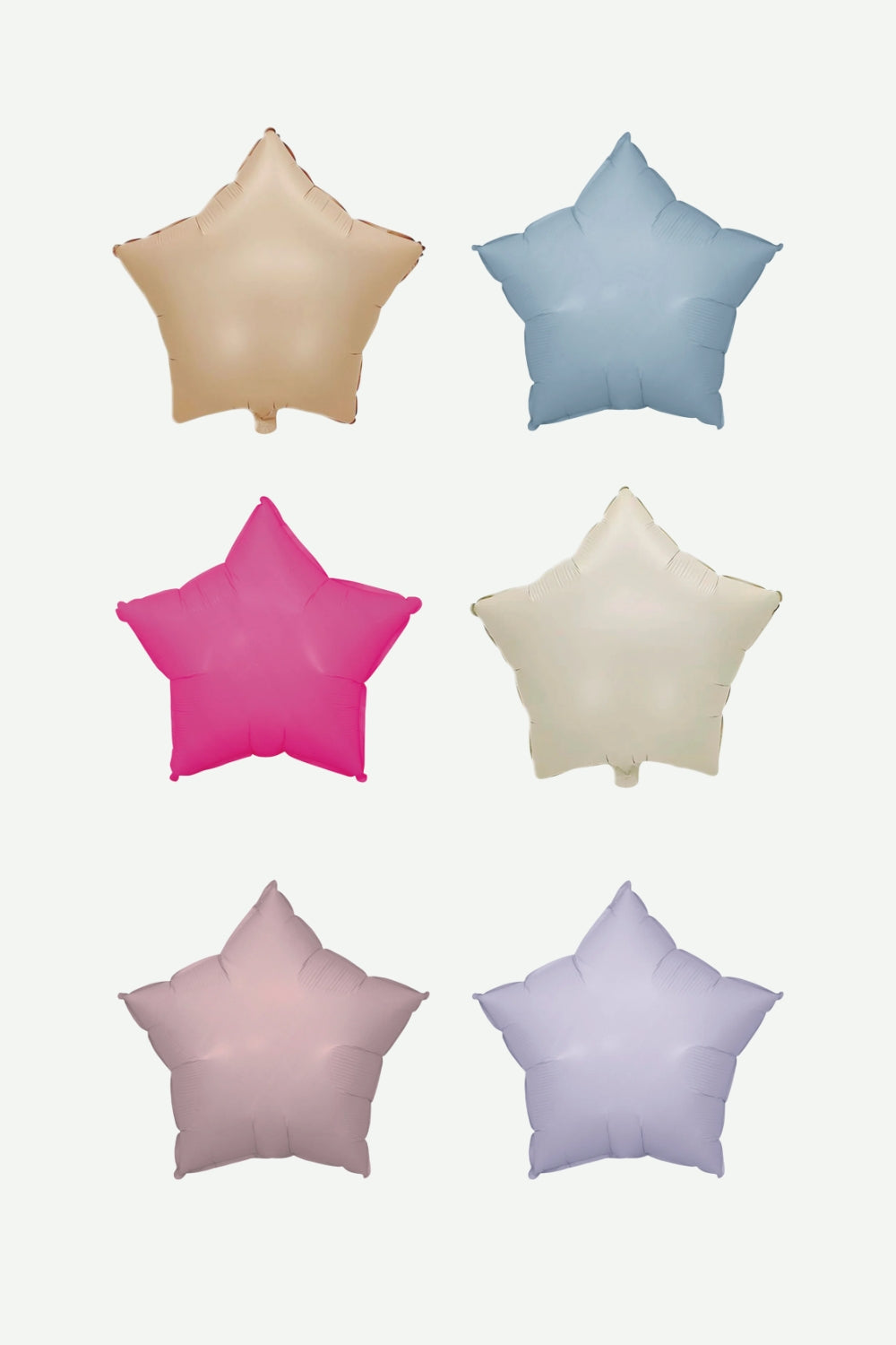 Globo Metalizado De Estrella Mate de 18"