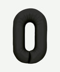 Globo Metalizado Numero Negro Mate