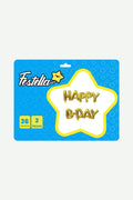 Globo Metalizado Happy B-Day 36" x2