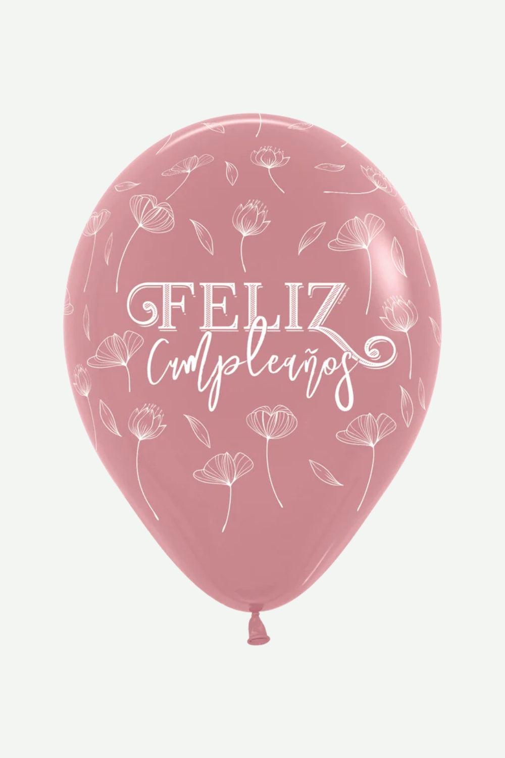 Globos Feliz Cumpleaños Flores