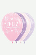 Globos Feliz Cumpleaños Mariposas Encantadas