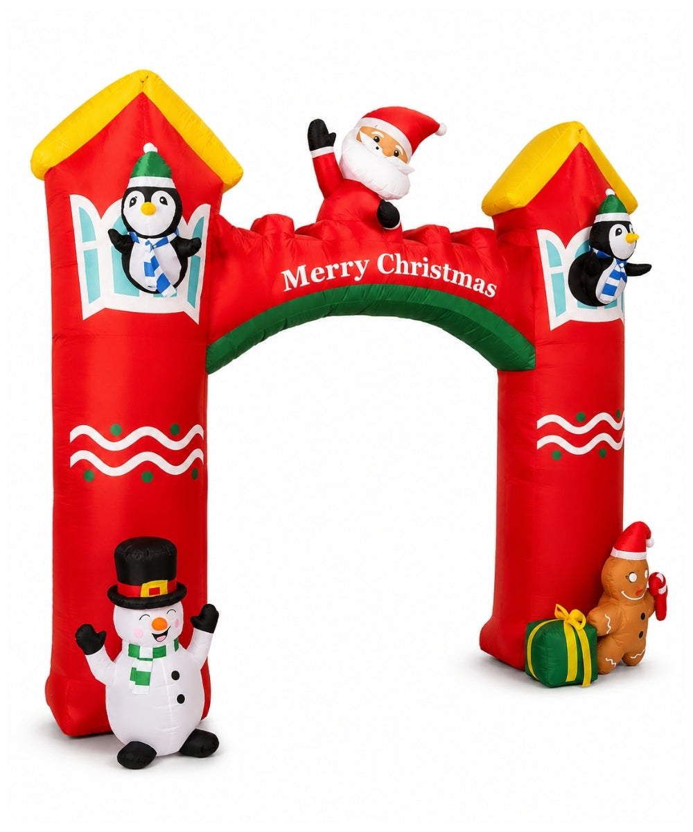 Inflable Arco Figuras Navideñas 2.00mts