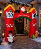 Inflable Arco Figuras Navideñas 2.00mts