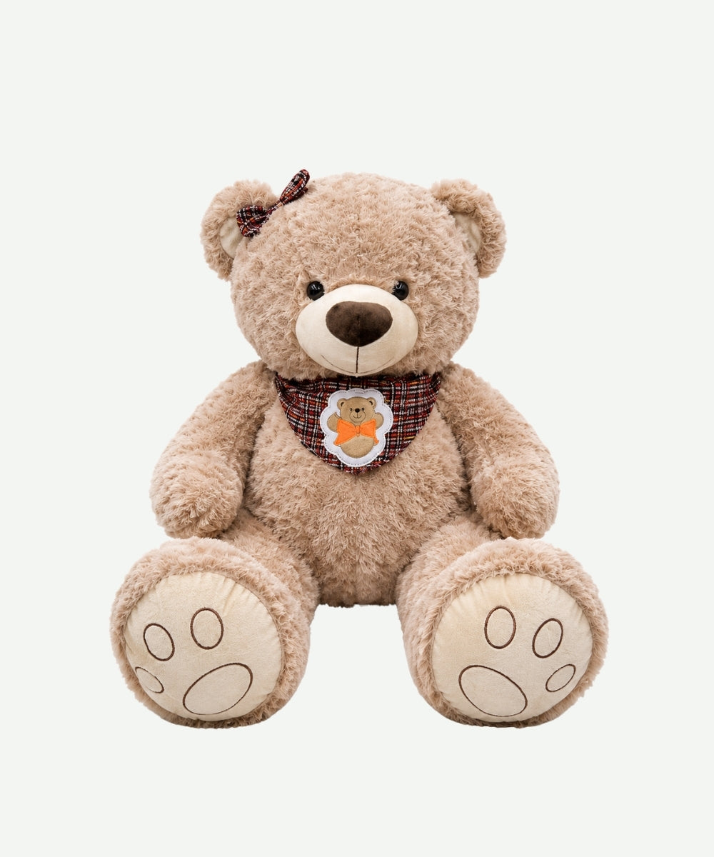 Peluche Oso con Bufanda Gris