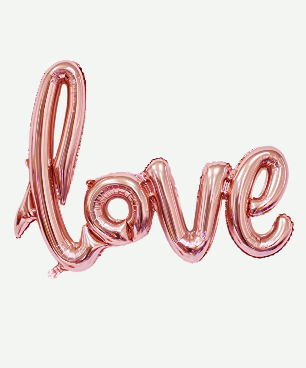 Globo Metalizado Love Cursivo 21"