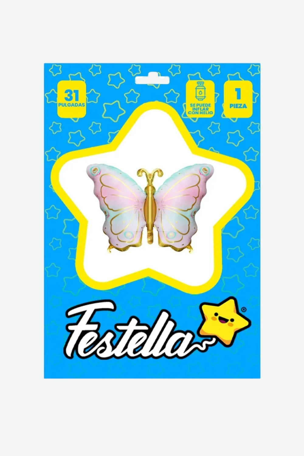 Globo Metalizado De Mariposa Encantada de 31"