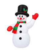 Inflable Navideño Muñeco de Nieve Blanco 1.80 Metros