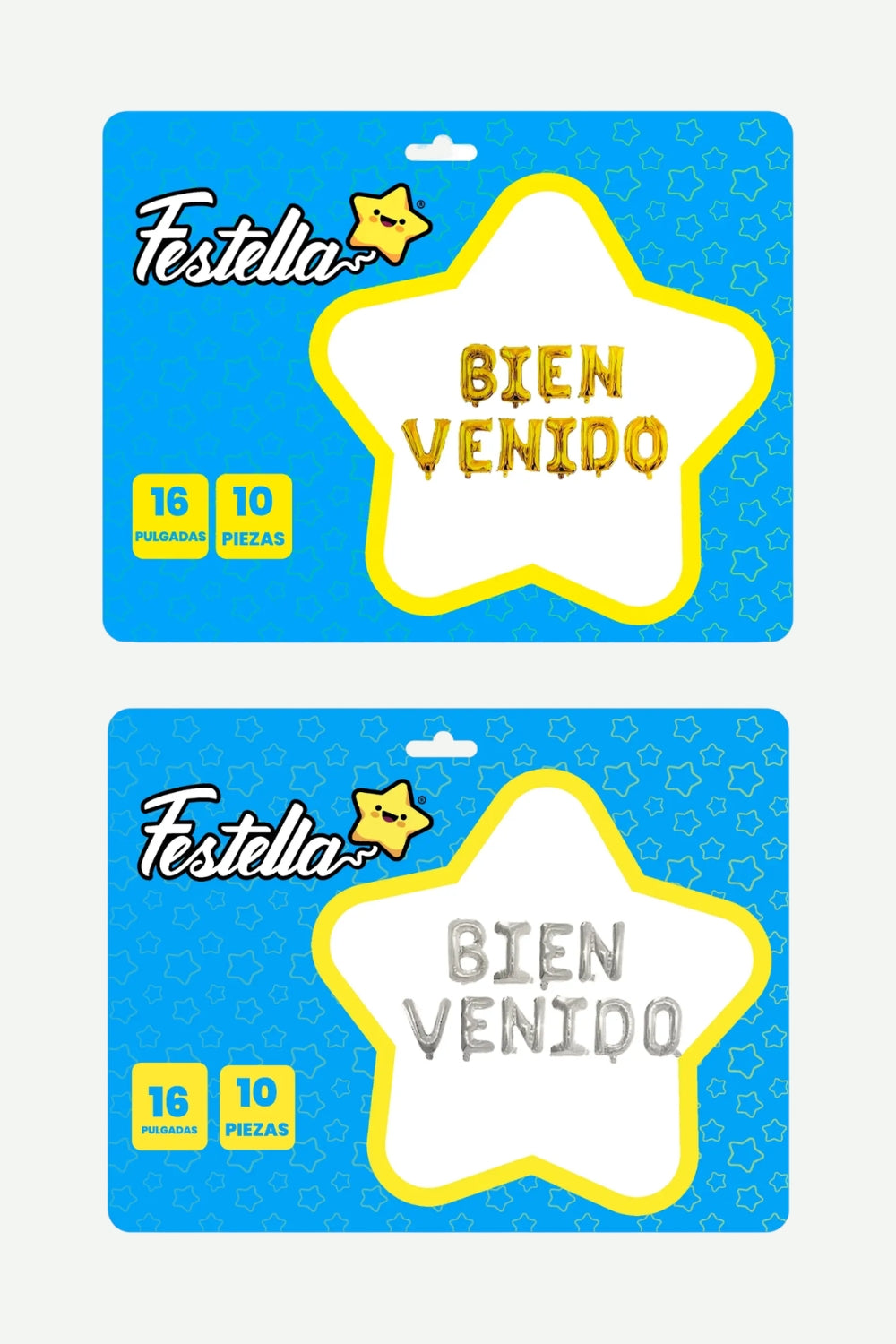 Globo Metalizado Bienvenido 16" x10