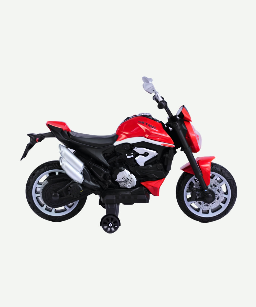 Moto MT Eléctrica Infantil Montable para Niños Vehículo de Paseo