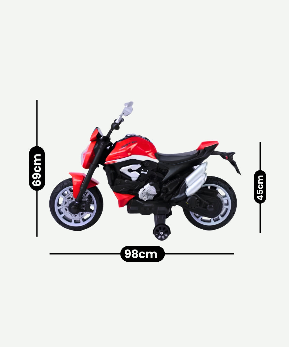 Moto MT Eléctrica Infantil Montable para Niños Vehículo de Paseo
