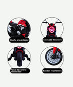 Moto MT Eléctrica Infantil Montable para Niños Vehículo de Paseo