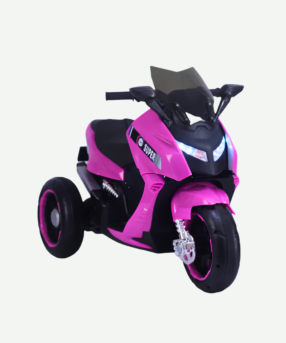 Moto Max Eléctrica Rosa Infantil Montable para Niñas Vehículo de Paseo
