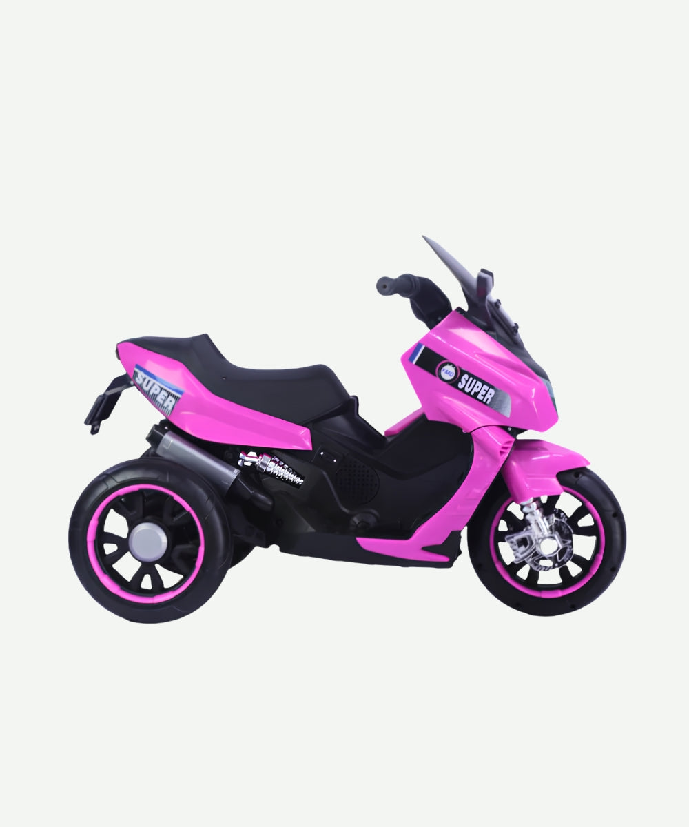 Moto Max Eléctrica Rosa Infantil Montable para Niñas Vehículo de Paseo