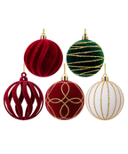 Bolas Navideñas Surtidas Set x30 8 cm