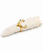 Servilleteros Cabeza de Reno Dorado Set x6 – 5 cm