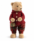 Oso Decorativo Navideño Beige 22 x 60 cm