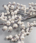 Follaje Blanco con Berries 140 cm