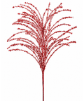Follaje Rojo con Cristales 75 cm
