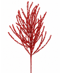 Follaje Rojo con Cristales 68 cm