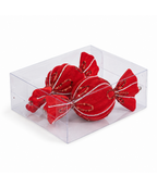 Bola Confite Roja Set x2 10 x 25 cm