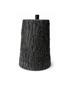 Base para Árbol de Navidad Negra con Textura Efecto Tronco 45*30cm