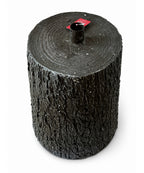 Base para Árbol de Navidad Negra con Textura Efecto Tronco 45*30cm