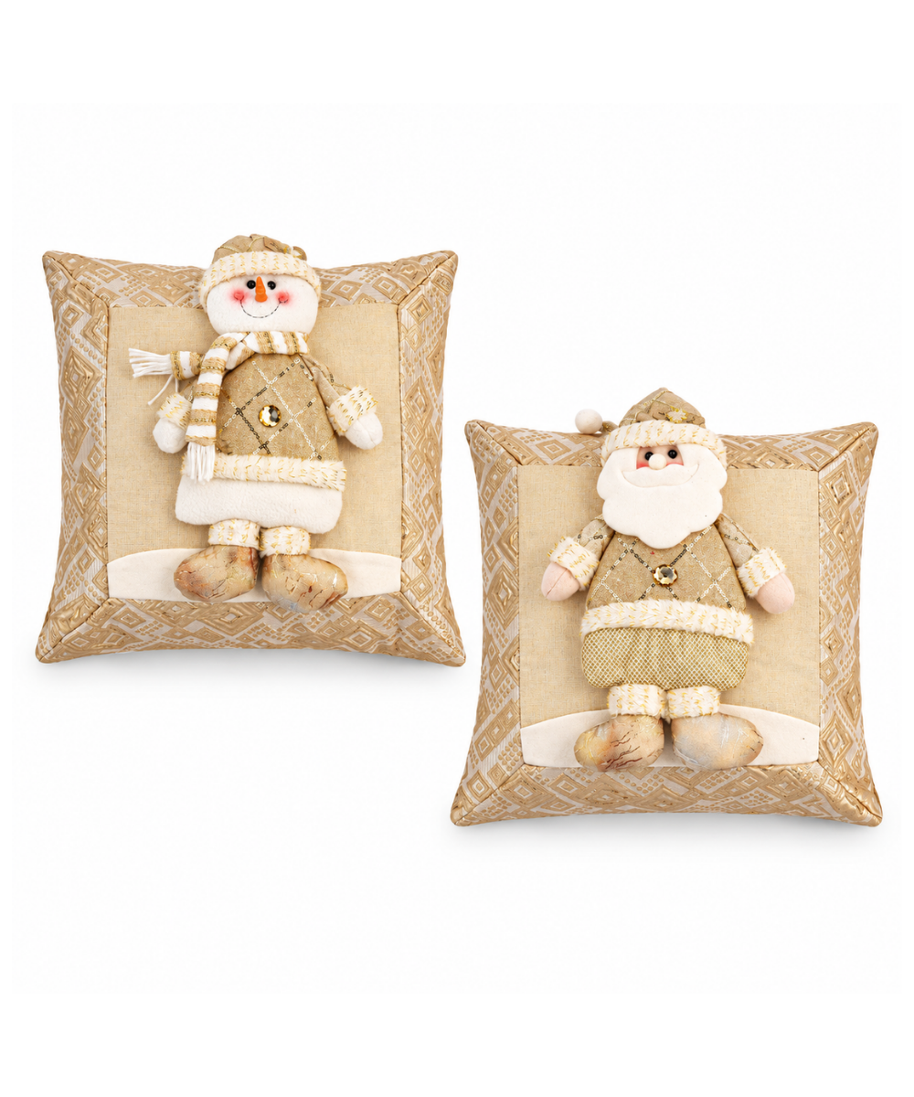 Cojín Navideño Surtido 43 x 43 cm x Und