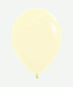 Globos Pastel Mate Amarillo