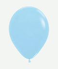 Globos Pastel Mate Azul
